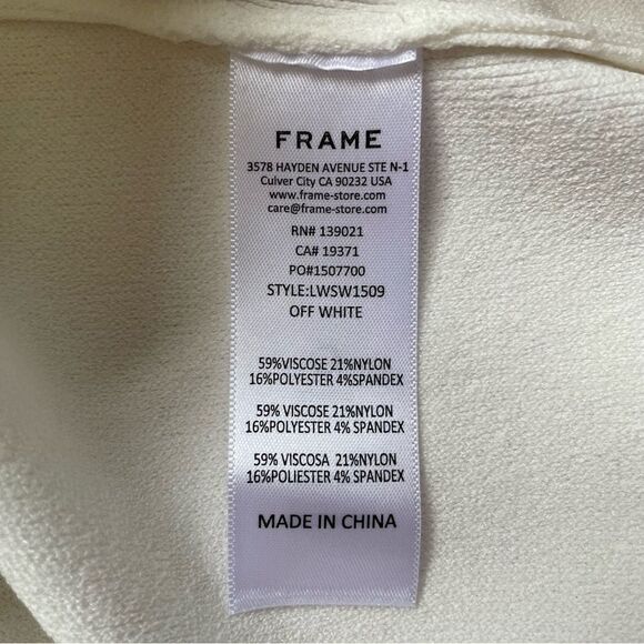 NWT Frame One Shoulder Crop Sweater Top - Size: Medium - Picture 6 of 6